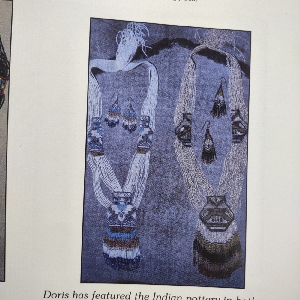 Beads To Buckskins Beading Patterns Designs Techniques Native American Lot Of 7 - Picture 12 of 16